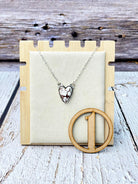 Full Of Love Heart Slab Necklace-Necklaces-Krush Kandy, Women's Online Fashion Boutique Located in Phoenix, Arizona (Scottsdale Area)