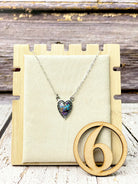 Full Of Love Heart Slab Necklace-Necklaces-Krush Kandy, Women's Online Fashion Boutique Located in Phoenix, Arizona (Scottsdale Area)