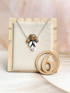 Angel Dahlia & Deer Fawn Necklace no13-Necklaces-Krush Kandy, Women's Online Fashion Boutique Located in Phoenix, Arizona (Scottsdale Area)