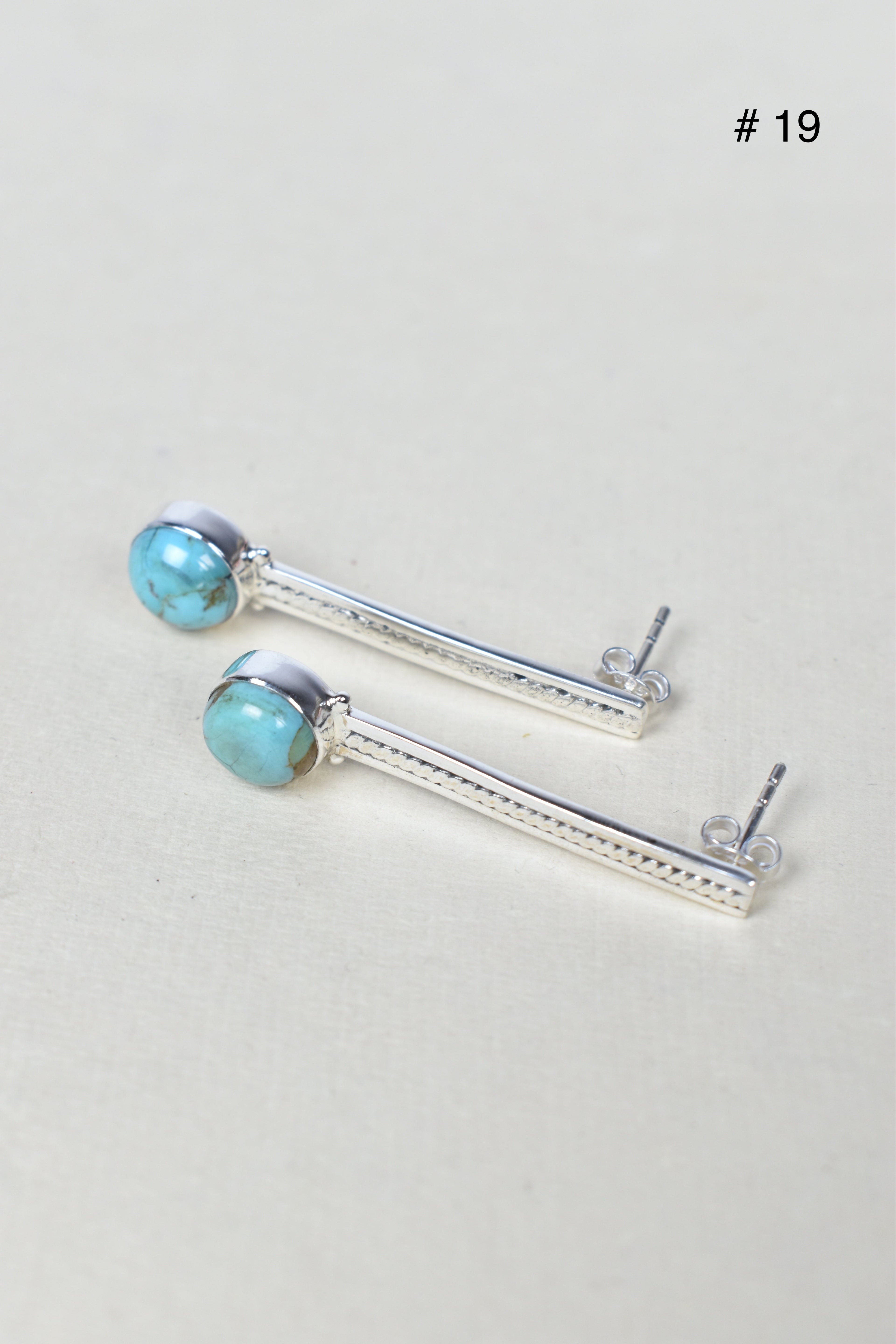 Silver Solitaire Bar Earrings-Drop Earrings-Krush Kandy, Women's Online Fashion Boutique Located in Phoenix, Arizona (Scottsdale Area)