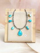 Desert Pearl White Water Turquoise Necklaces-Necklaces-Krush Kandy, Women's Online Fashion Boutique Located in Phoenix, Arizona (Scottsdale Area)