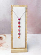 Star Burst Slab Stone Long Lariat Necklace-Necklaces-Krush Kandy, Women's Online Fashion Boutique Located in Phoenix, Arizona (Scottsdale Area)