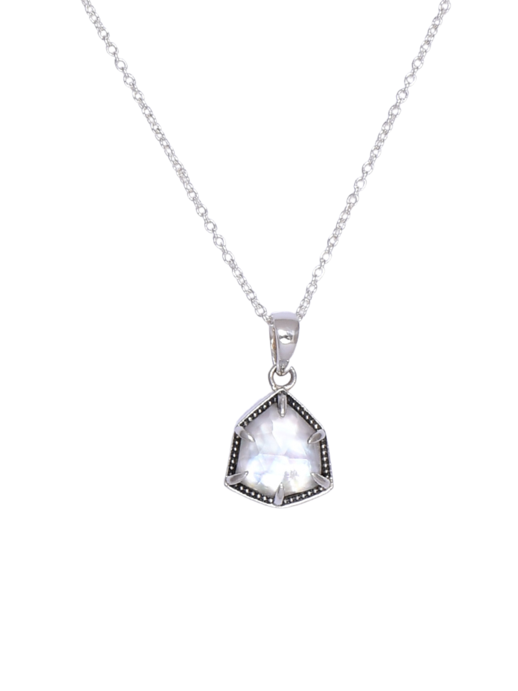 Kandy Geometric Slab Stone Necklace-Necklaces-Krush Kandy, Women's Online Fashion Boutique Located in Phoenix, Arizona (Scottsdale Area)