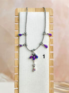 Desert Pearls Jasper Necklace sno 11-Necklaces-Krush Kandy, Women's Online Fashion Boutique Located in Phoenix, Arizona (Scottsdale Area)