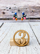 One Of A Kind Half Cluster Earrings-Earrings-Krush Kandy, Women's Online Fashion Boutique Located in Phoenix, Arizona (Scottsdale Area)