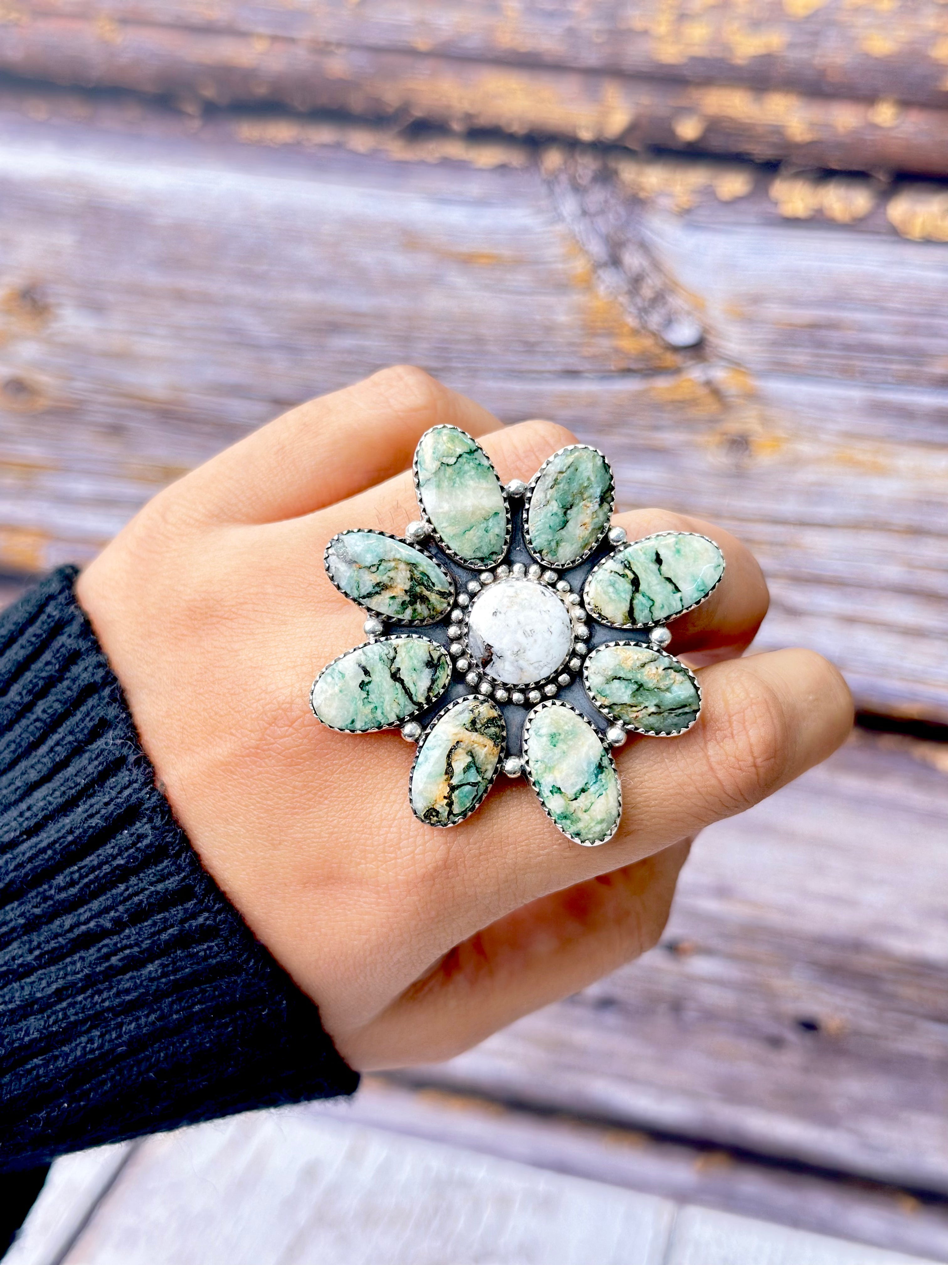 Stone In Bloom Ring-Ring Sizers-Krush Kandy, Women's Online Fashion Boutique Located in Phoenix, Arizona (Scottsdale Area)