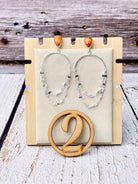 Put On A Show Slab Sterling Chain Earrings-Earrings-Krush Kandy, Women's Online Fashion Boutique Located in Phoenix, Arizona (Scottsdale Area)