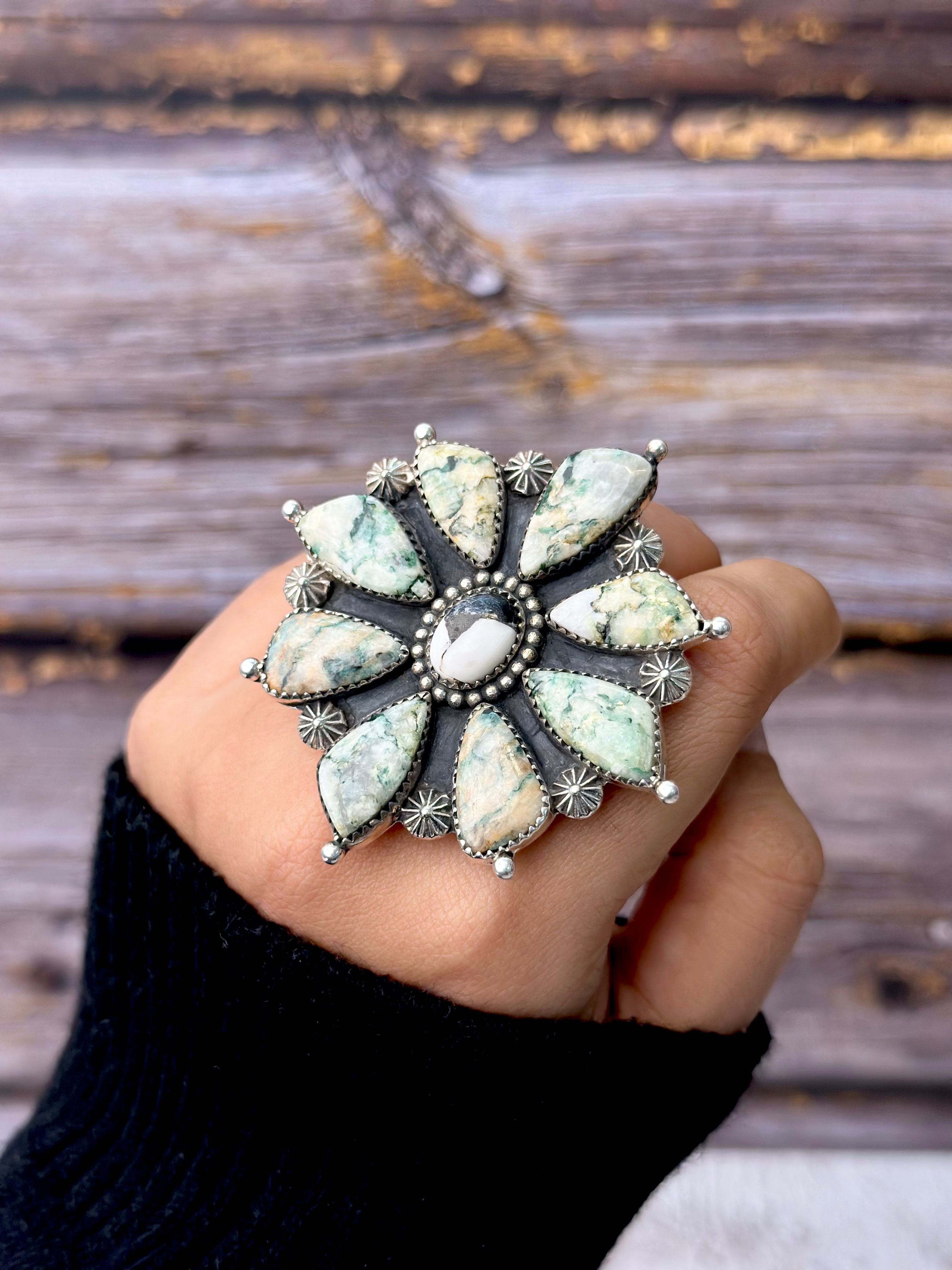 Stone In Bloom Ring-Ring Sizers-Krush Kandy, Women's Online Fashion Boutique Located in Phoenix, Arizona (Scottsdale Area)
