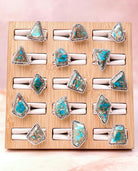 Geometric One Of A Kind Slab Rings-Rings-Krush Kandy, Women's Online Fashion Boutique Located in Phoenix, Arizona (Scottsdale Area)