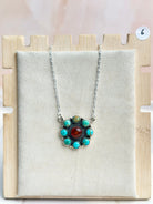 Amber, Turquoise & Crystal Necklaces-Necklaces-Krush Kandy, Women's Online Fashion Boutique Located in Phoenix, Arizona (Scottsdale Area)