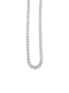 Elvie Bezel Tennis Necklace-Necklaces-Krush Kandy, Women's Online Fashion Boutique Located in Phoenix, Arizona (Scottsdale Area)