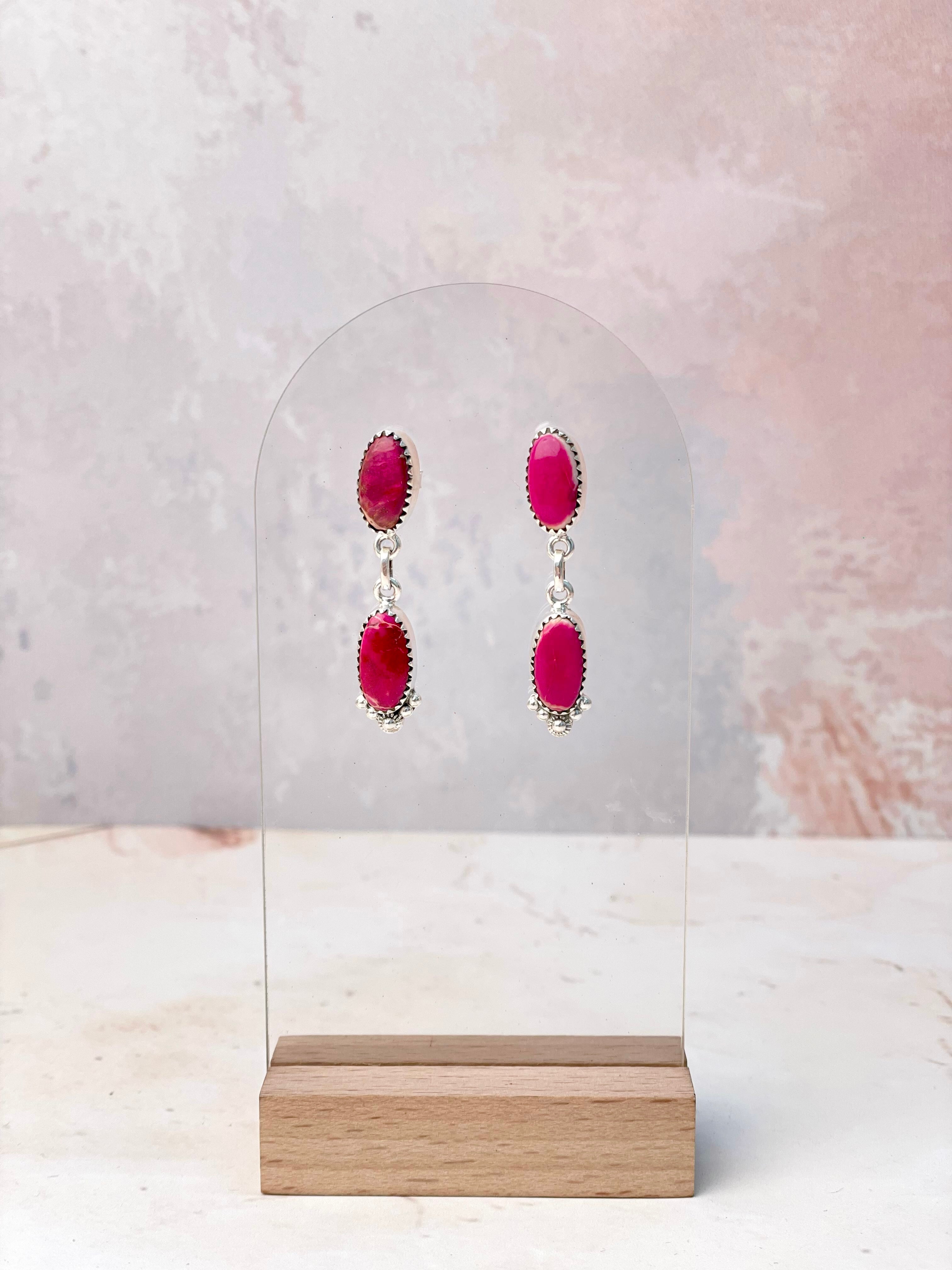 Little Desert Jasper Multi Colored Earrings-Earrings-Krush Kandy, Women's Online Fashion Boutique Located in Phoenix, Arizona (Scottsdale Area)