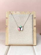 Paloma, Conch & White Buffalo 3 Stone Necklace-Necklaces-Krush Kandy, Women's Online Fashion Boutique Located in Phoenix, Arizona (Scottsdale Area)