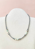Desert Jasper Pearl Beaded Necklace-Necklaces-Krush Kandy, Women's Online Fashion Boutique Located in Phoenix, Arizona (Scottsdale Area)