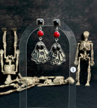 Halloween Ghost Rosarita Bar Studs sno 16-Earrings-Krush Kandy, Women's Online Fashion Boutique Located in Phoenix, Arizona (Scottsdale Area)