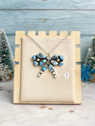 Winter Frost Golden Hills Big Bow Necklace-Necklaces-Krush Kandy, Women's Online Fashion Boutique Located in Phoenix, Arizona (Scottsdale Area)