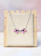 Sierra Opal Petals Bar Necklace-Necklaces-Krush Kandy, Women's Online Fashion Boutique Located in Phoenix, Arizona (Scottsdale Area)