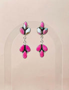 Cotton Candy & Mimosa Pink Opal Earrings-Earrings-Krush Kandy, Women's Online Fashion Boutique Located in Phoenix, Arizona (Scottsdale Area)