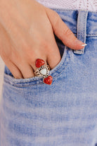 Opal Heart Stone Crawler-Crawler Rings-Krush Kandy, Women's Online Fashion Boutique Located in Phoenix, Arizona (Scottsdale Area)