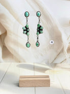 Floating Daisy Drop Dangle Earrings-Earrings-Krush Kandy, Women's Online Fashion Boutique Located in Phoenix, Arizona (Scottsdale Area)