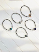 Dainty Blooming Flower Desert Pearl Bracelets-Bracelets-Krush Kandy, Women's Online Fashion Boutique Located in Phoenix, Arizona (Scottsdale Area)