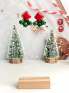 Christmas in Kandyland Square Studs-Earrings-Krush Kandy, Women's Online Fashion Boutique Located in Phoenix, Arizona (Scottsdale Area)