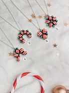 Holly Jolly Red & White Christmas Necklaces-Necklaces-Krush Kandy, Women's Online Fashion Boutique Located in Phoenix, Arizona (Scottsdale Area)