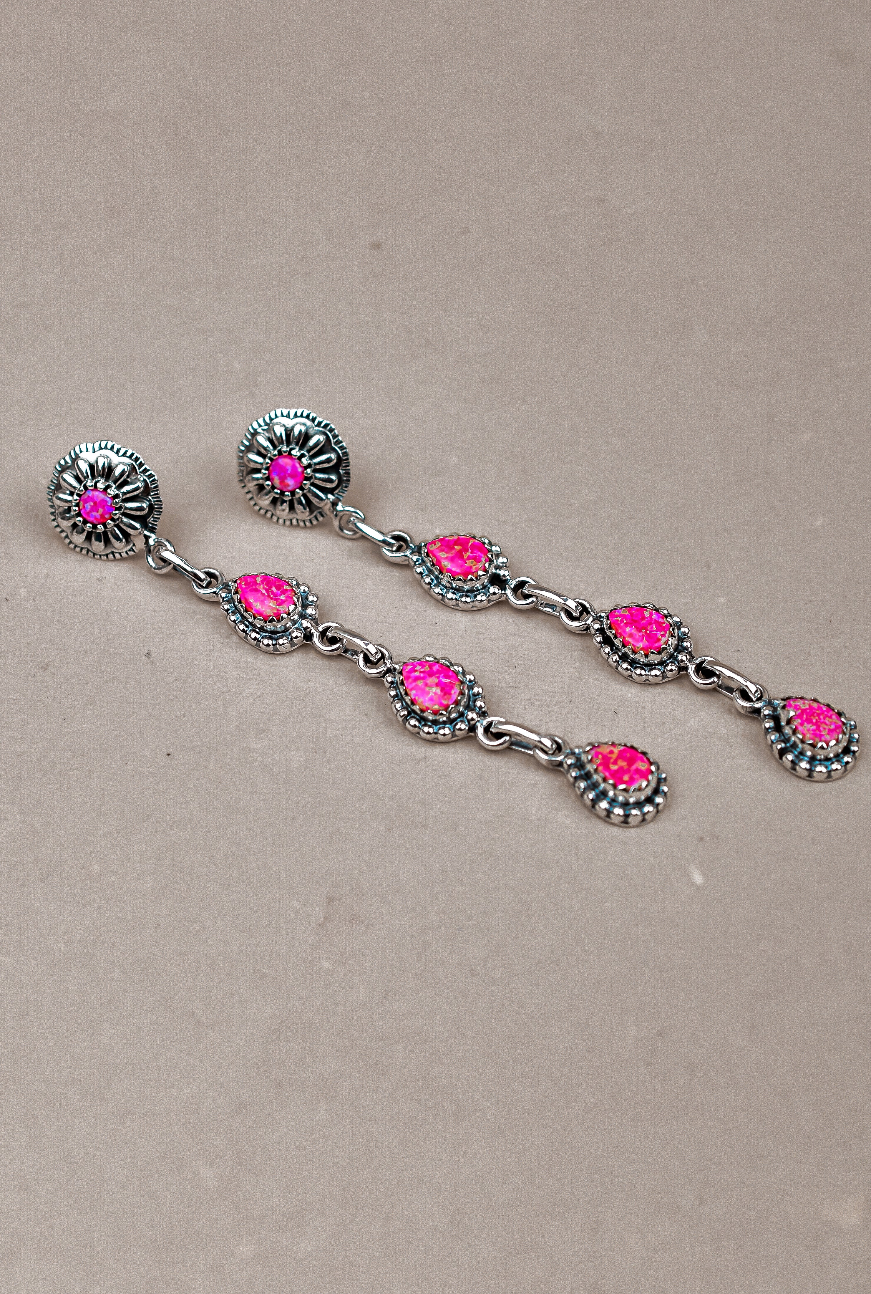 Sterling Silver Tear Drop Earrings-Drop Earrings-Krush Kandy, Women's Online Fashion Boutique Located in Phoenix, Arizona (Scottsdale Area)