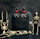 Rosarita & Black Onyx Halloween Studs sno 17-Earrings-Krush Kandy, Women's Online Fashion Boutique Located in Phoenix, Arizona (Scottsdale Area)