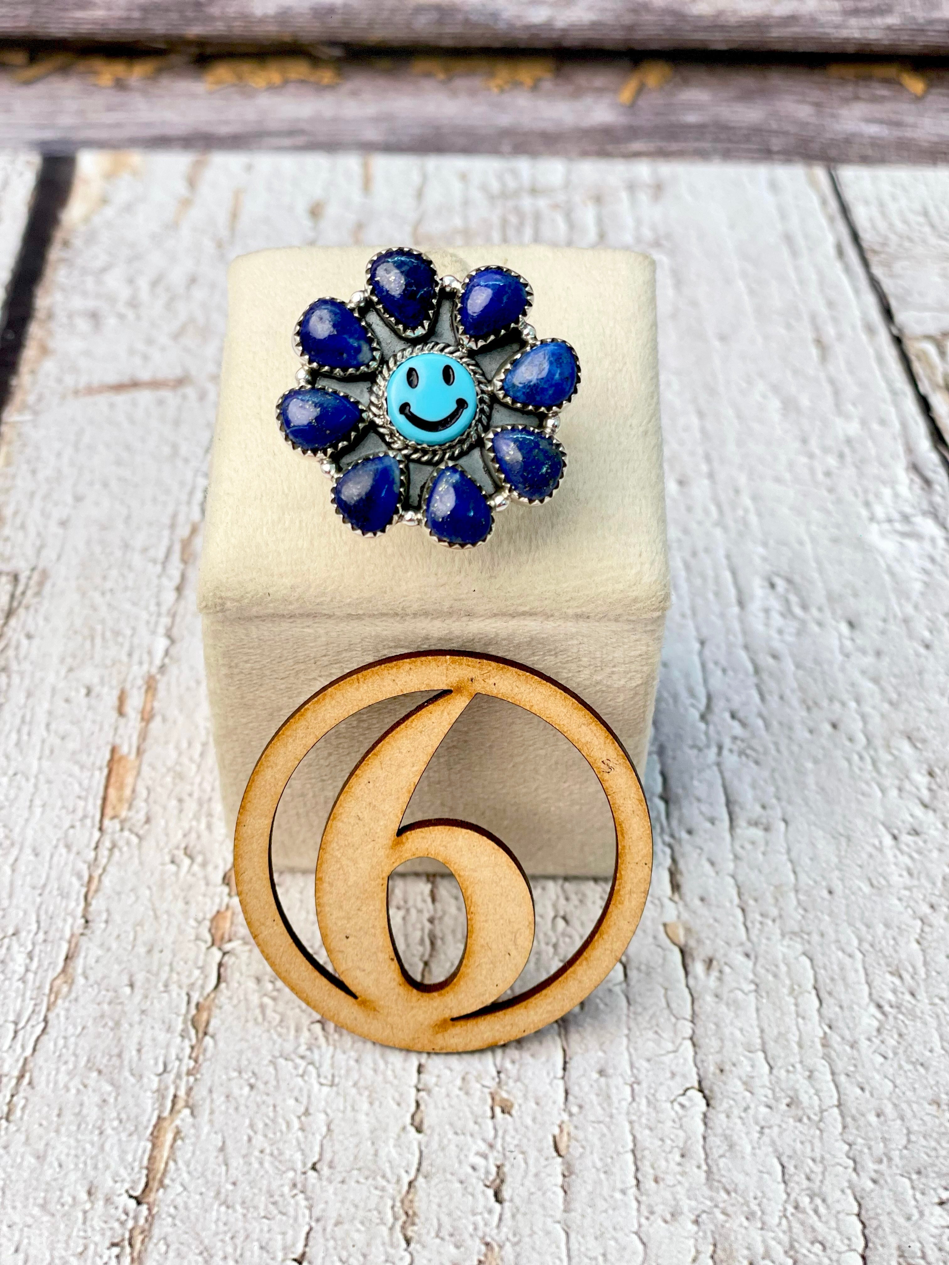 One Of A Kind Smiley Blossom Rings-Rings-Krush Kandy, Women's Online Fashion Boutique Located in Phoenix, Arizona (Scottsdale Area)