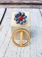 One Of A Kind Smiley Blossom Rings-Rings-Krush Kandy, Women's Online Fashion Boutique Located in Phoenix, Arizona (Scottsdale Area)