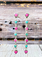 From The Bottom Of My Heart Love Stone Earrings-Earrings-Krush Kandy, Women's Online Fashion Boutique Located in Phoenix, Arizona (Scottsdale Area)