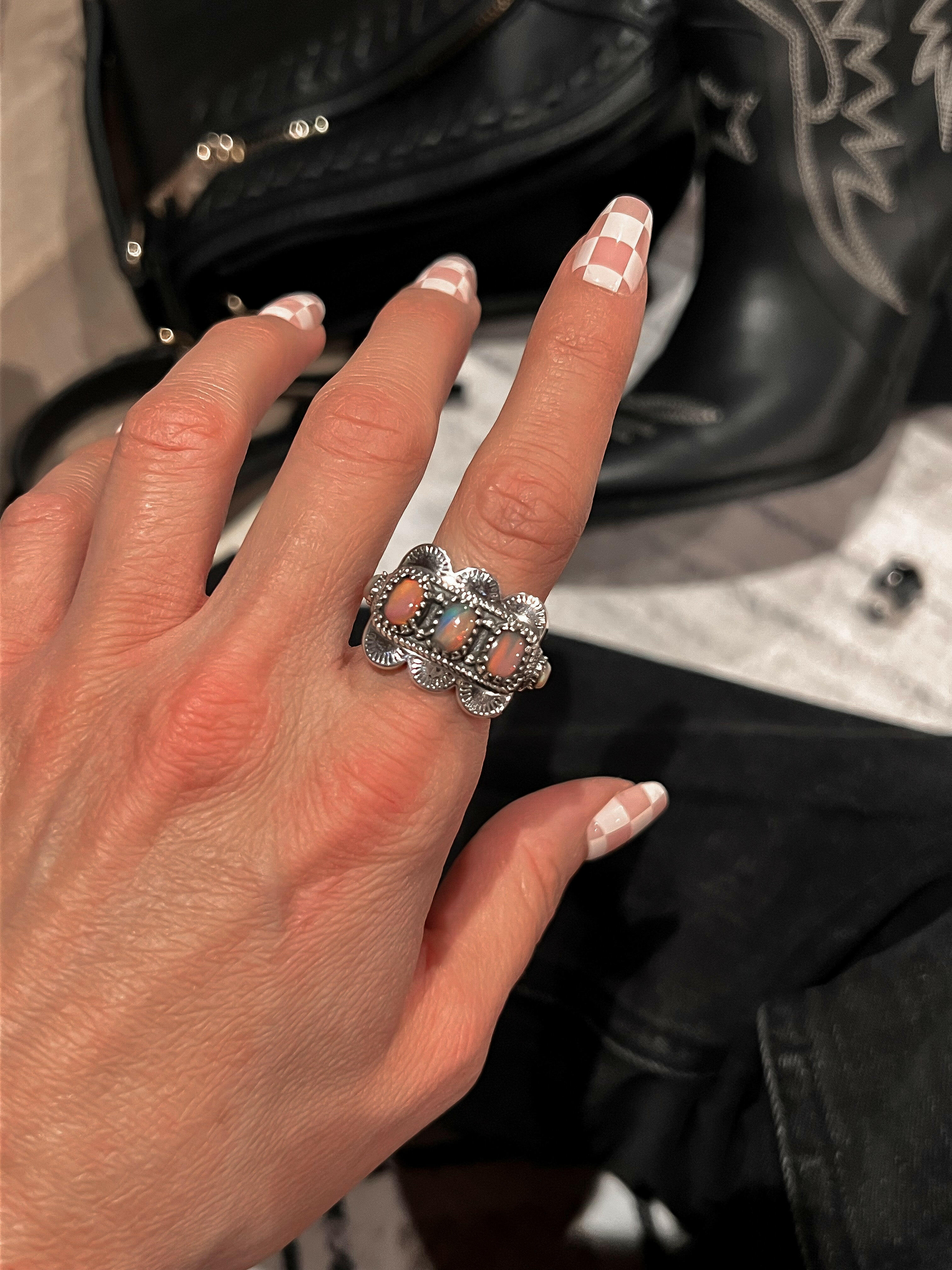 Ray of Sunshine Jumbo Stone Ring-Rings-Krush Kandy, Women's Online Fashion Boutique Located in Phoenix, Arizona (Scottsdale Area)
