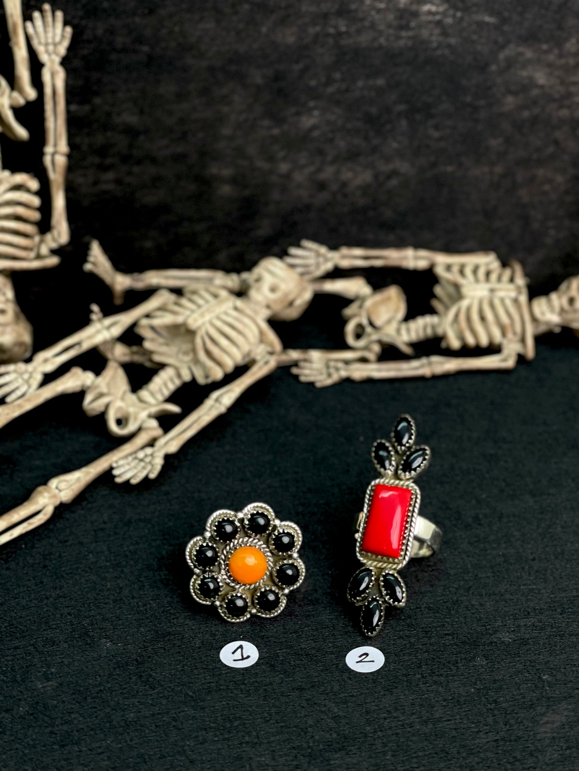Halloween Rings Rosarita & Black Onyx sno 32-Rings-Krush Kandy, Women's Online Fashion Boutique Located in Phoenix, Arizona (Scottsdale Area)