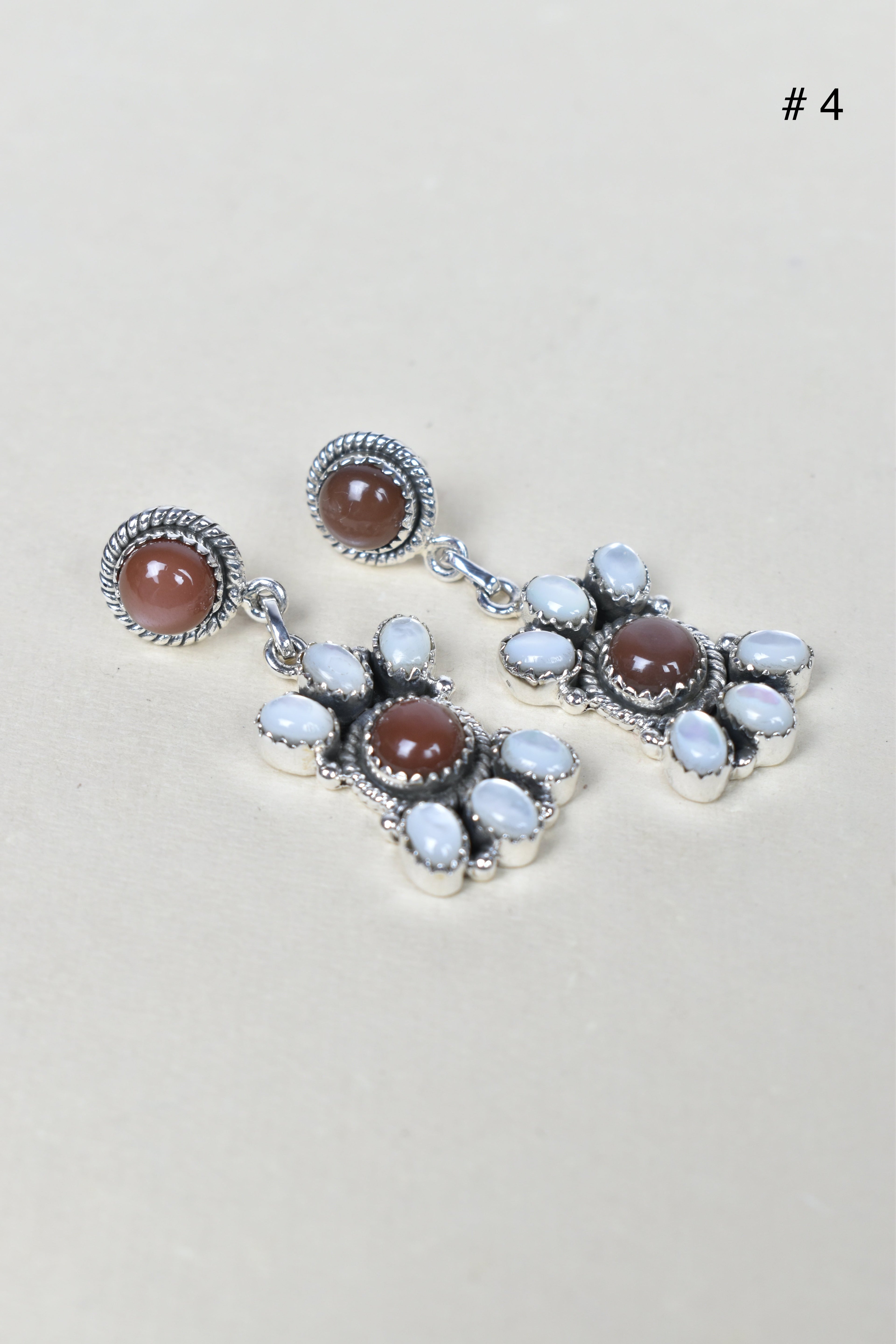 Trine Jewel Cascade Earrings-Drop Earrings-Krush Kandy, Women's Online Fashion Boutique Located in Phoenix, Arizona (Scottsdale Area)