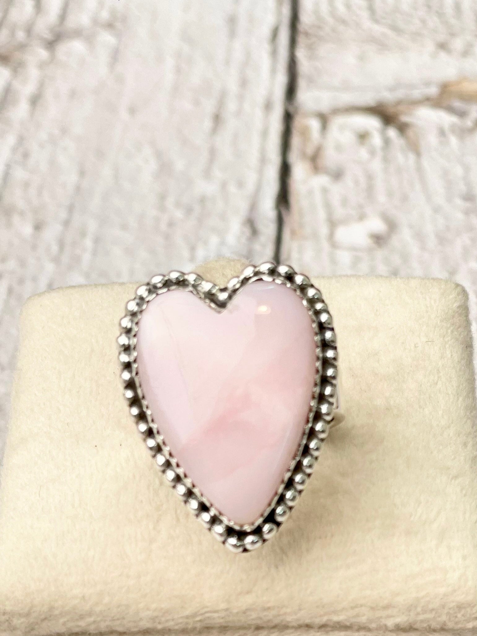 Long Heart Sterling Silver Ring MADE TO ORDER-Statement Rings-Krush Kandy, Women's Online Fashion Boutique Located in Phoenix, Arizona (Scottsdale Area)