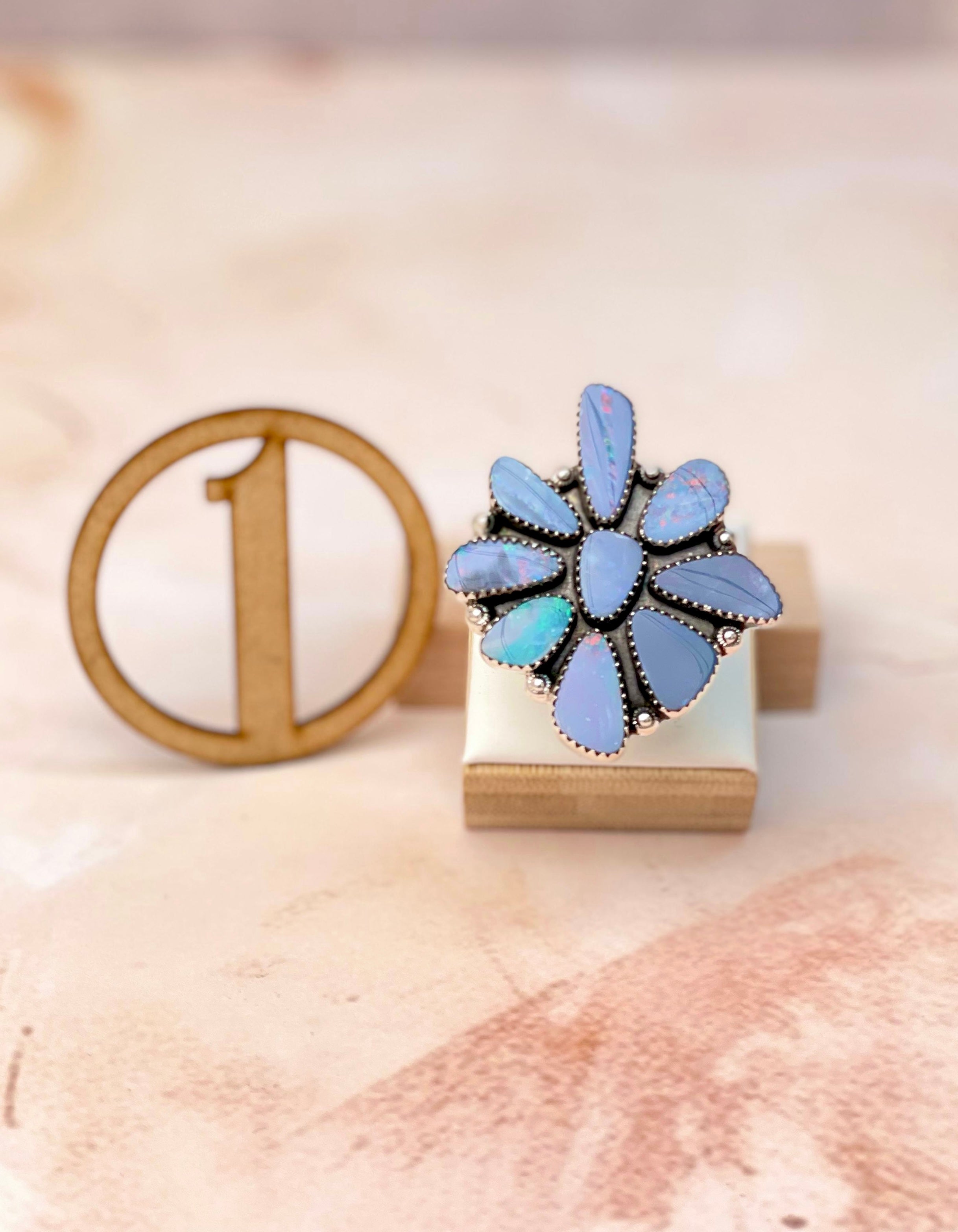 Olivia's Australian Opal Rings-Rings-Krush Kandy, Women's Online Fashion Boutique Located in Phoenix, Arizona (Scottsdale Area)