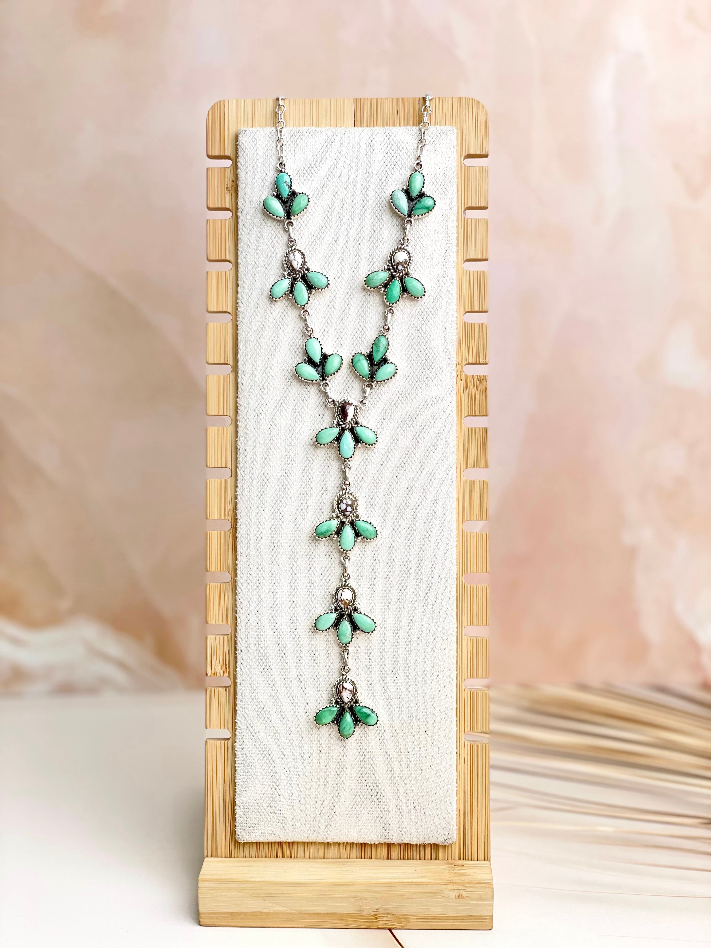 Australian Varascite Statement Necklace Sno 27-Necklaces-Krush Kandy, Women's Online Fashion Boutique Located in Phoenix, Arizona (Scottsdale Area)