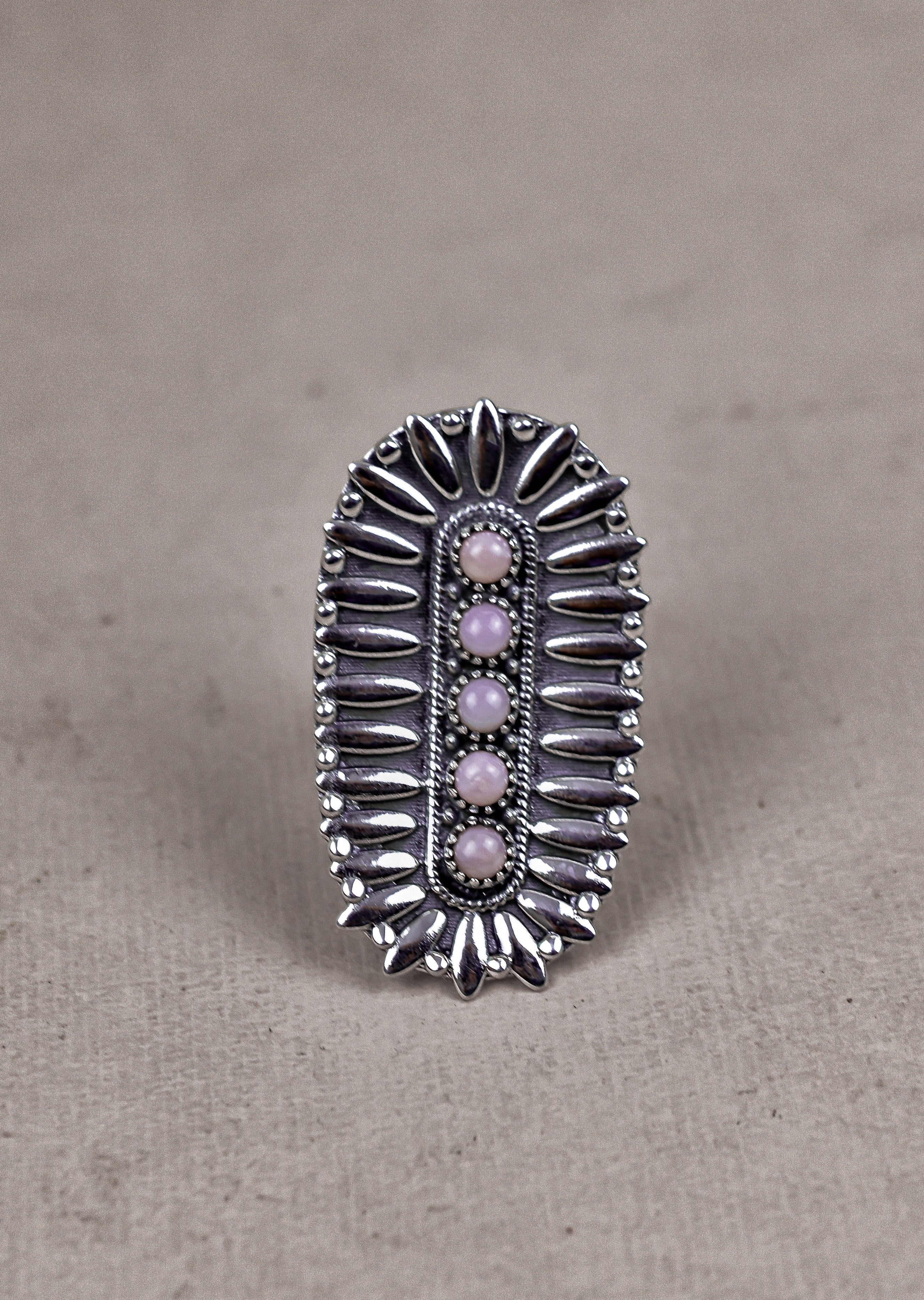 Sterling Silver Jeweled Fossil Crawler Ring-Crawler Rings-Krush Kandy, Women's Online Fashion Boutique Located in Phoenix, Arizona (Scottsdale Area)