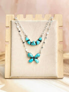 Blue Bird Turquoise Necklace sno 40-Necklaces-Krush Kandy, Women's Online Fashion Boutique Located in Phoenix, Arizona (Scottsdale Area)