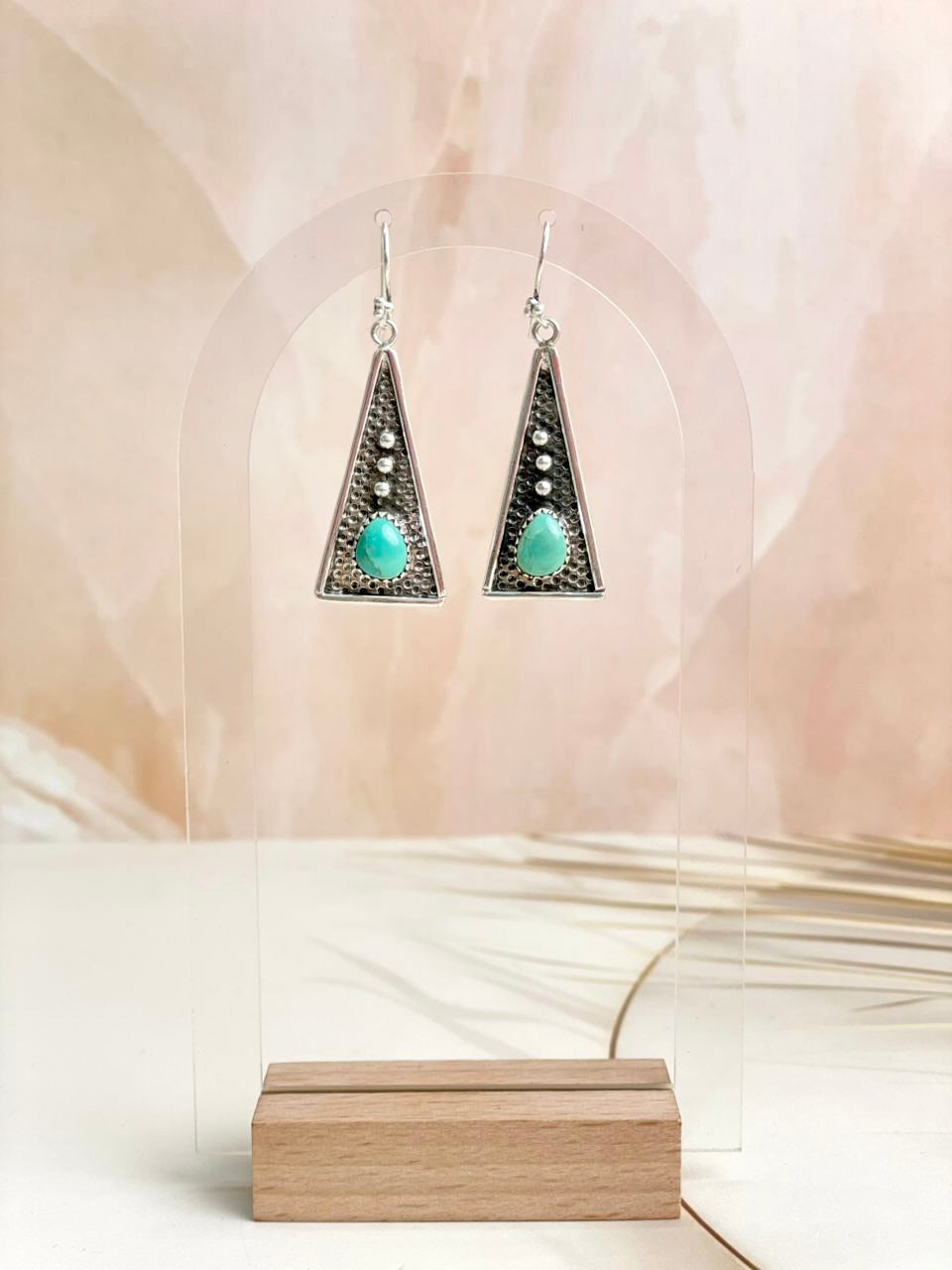 Boho Stamped Triangle Multi Earrings-Earrings-Krush Kandy, Women's Online Fashion Boutique Located in Phoenix, Arizona (Scottsdale Area)