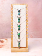 One Of A Kind Sterling Opal Necklaces-Necklaces-Krush Kandy, Women's Online Fashion Boutique Located in Phoenix, Arizona (Scottsdale Area)