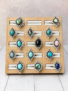Sterling Burst Slab Rings-Rings-Krush Kandy, Women's Online Fashion Boutique Located in Phoenix, Arizona (Scottsdale Area)