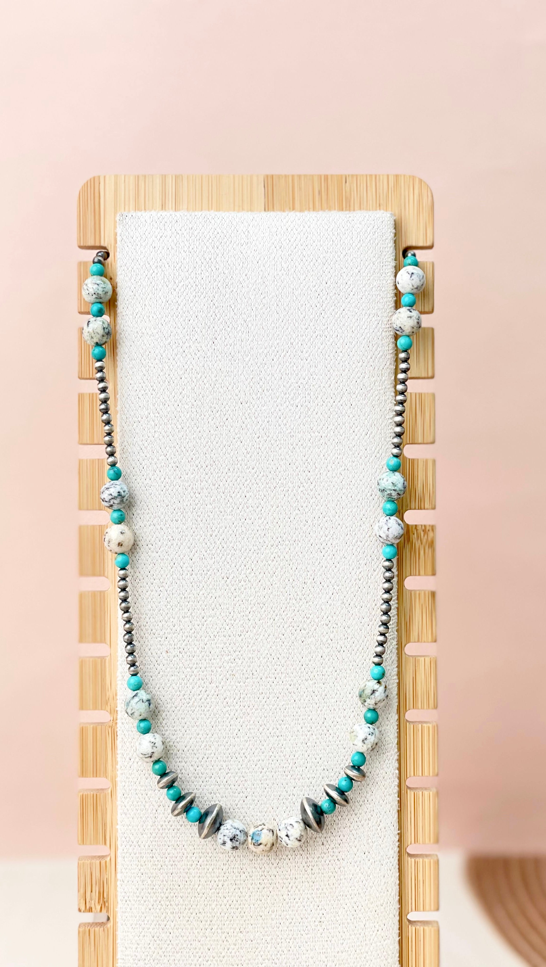 Desert Jasper Beads Necklace-Necklaces-Krush Kandy, Women's Online Fashion Boutique Located in Phoenix, Arizona (Scottsdale Area)