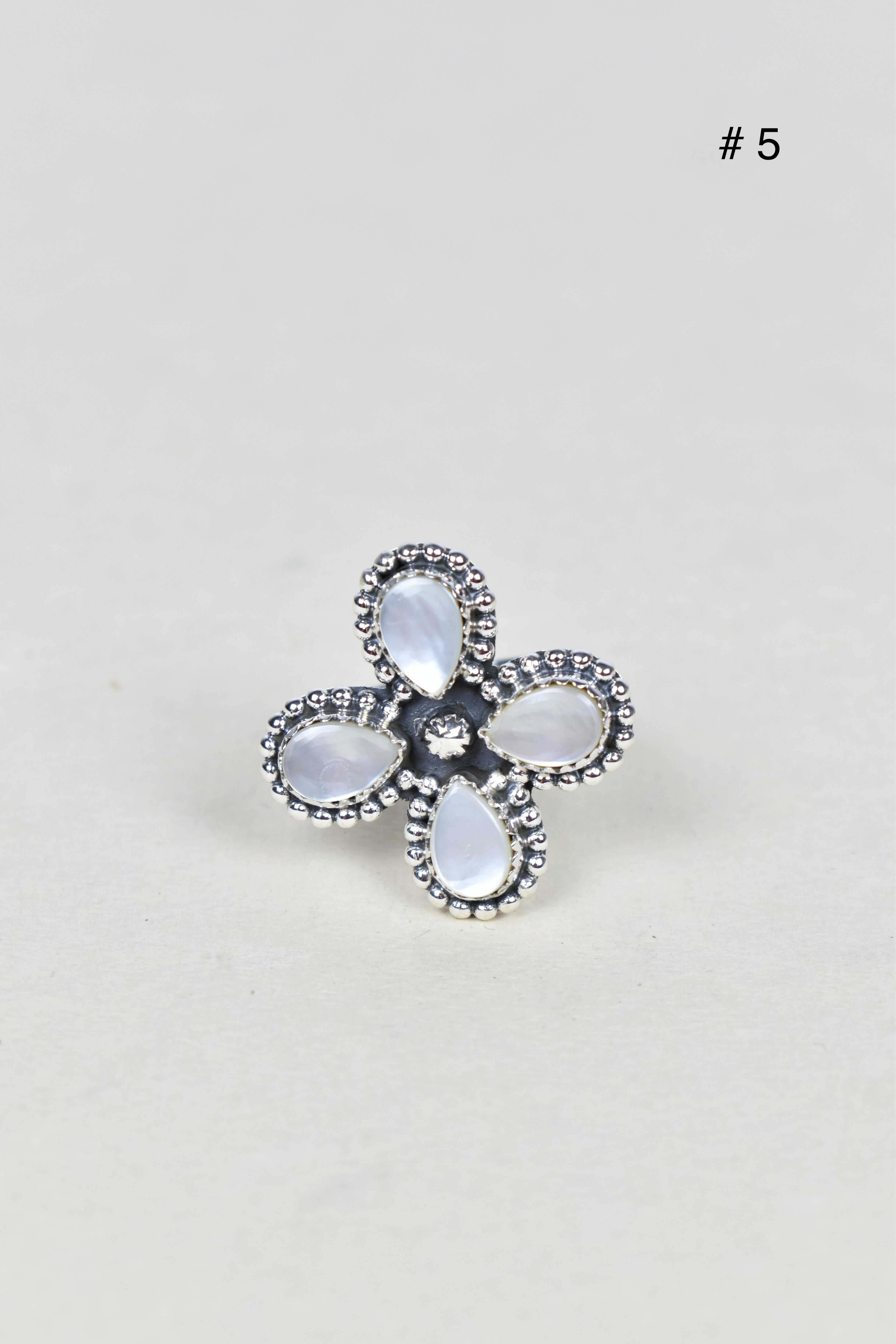 4 Leaf Cluster Ring-Cluster Rings-Krush Kandy, Women's Online Fashion Boutique Located in Phoenix, Arizona (Scottsdale Area)