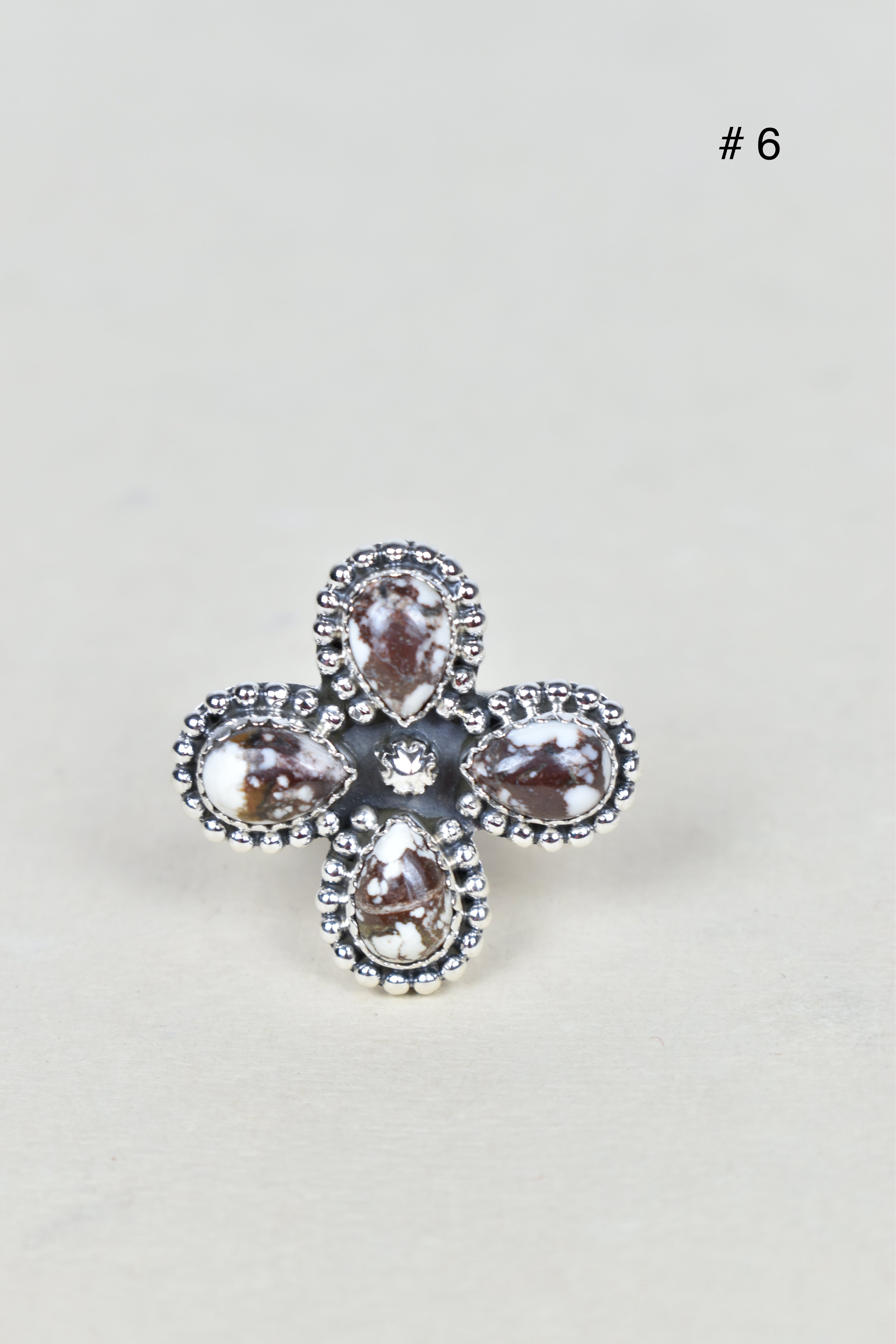 4 Leaf Cluster Ring-Cluster Rings-Krush Kandy, Women's Online Fashion Boutique Located in Phoenix, Arizona (Scottsdale Area)