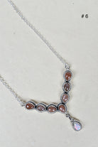 Y Knot Sterling Silver Necklace-Lariat and Y Necklaces-Krush Kandy, Women's Online Fashion Boutique Located in Phoenix, Arizona (Scottsdale Area)