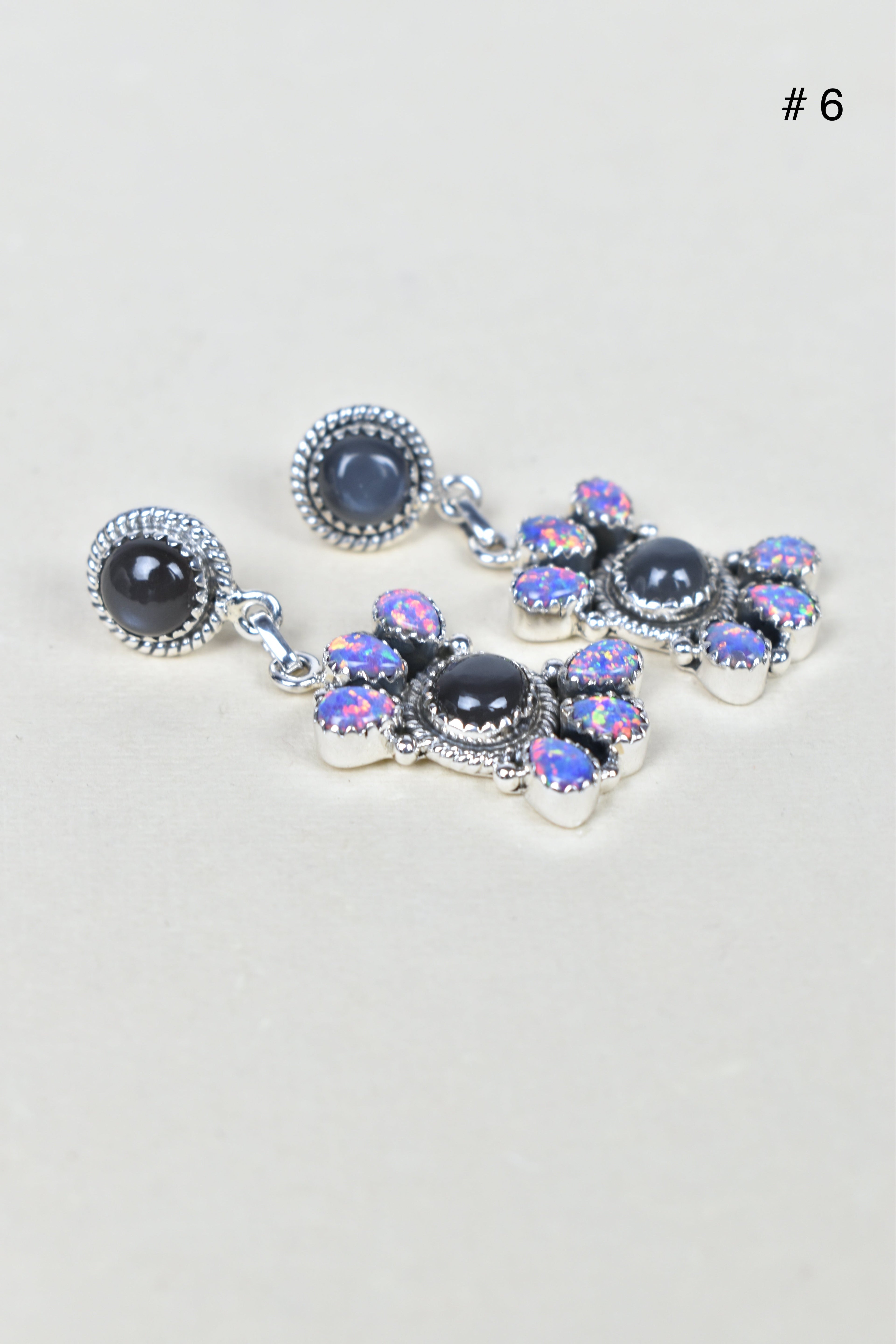 Trine Jewel Cascade Earrings-Drop Earrings-Krush Kandy, Women's Online Fashion Boutique Located in Phoenix, Arizona (Scottsdale Area)
