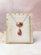 Star Burst Slab Stone Lariat Necklace-Necklaces-Krush Kandy, Women's Online Fashion Boutique Located in Phoenix, Arizona (Scottsdale Area)