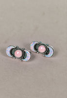 Lunar Crescent Sterling Silver Earring-Stud Earrings-Krush Kandy, Women's Online Fashion Boutique Located in Phoenix, Arizona (Scottsdale Area)